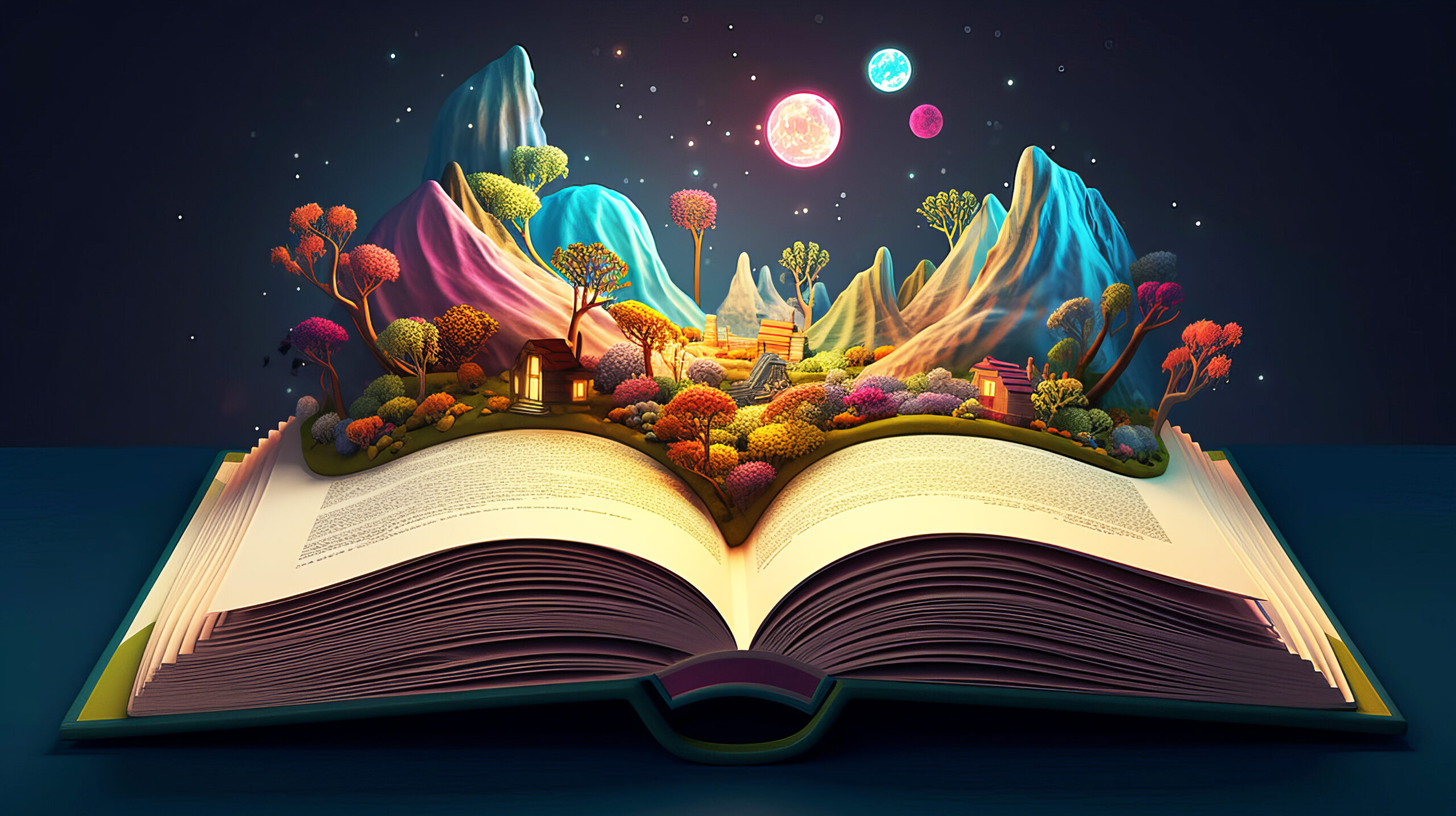 想像した本の世界